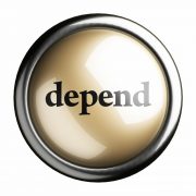 "depend"や"depend on"の意味や使い方を例文付きで解説