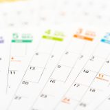 「カレンダー」に使う英語を覚えよう。月や曜日、予定を書き込むときの覚えたいフレーズとは？