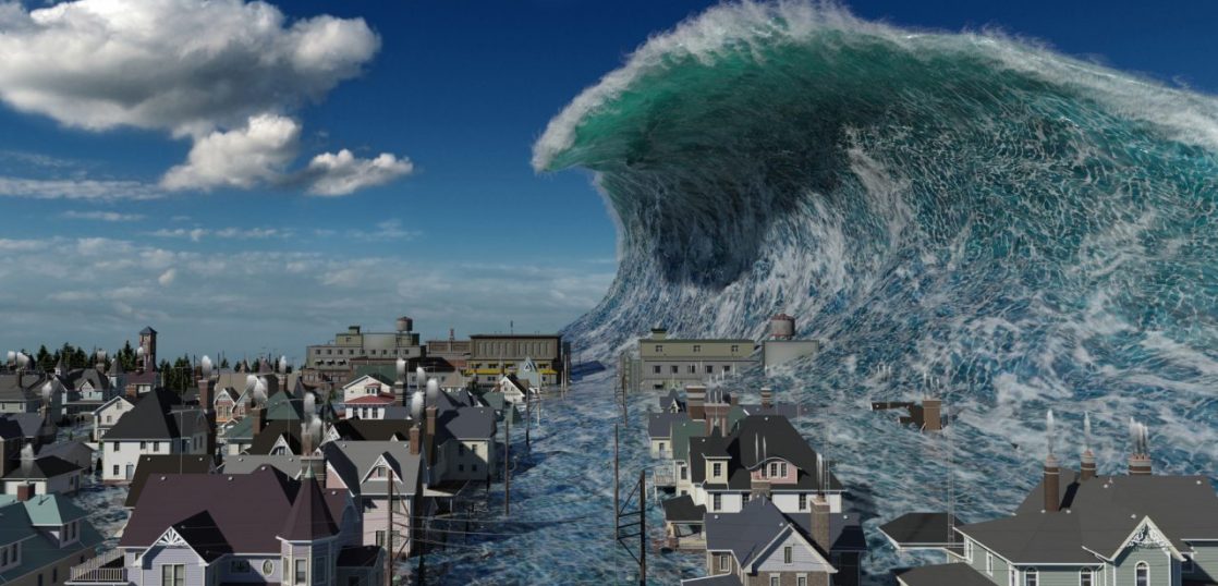 「津波」は英語で何て言う？関連表現や例文も紹介