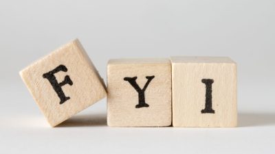 ”FYI”ってどんな意味？TBDやTBAなどビジネス英語の略語表現も紹介！