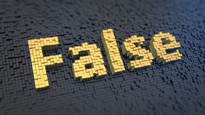 【false】の意味とは？英語表現を例文・同義語・反対語で紹介