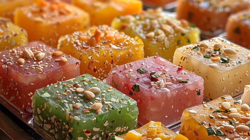 インドの人々にとって特別なお菓子「バルフィ」は見た目もカラフルで華やか