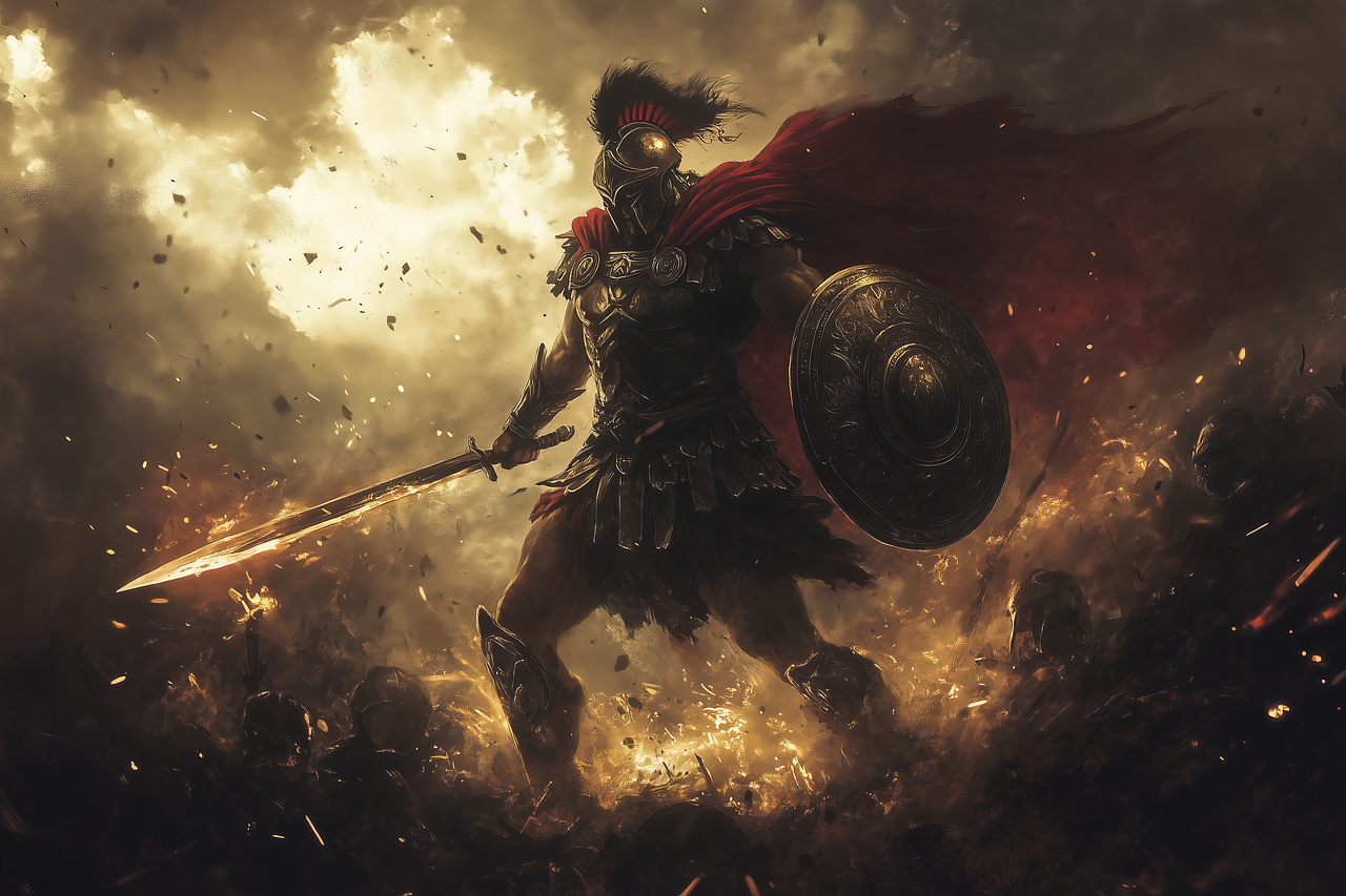 アレスは古代ギリシャの軍神です 高さ60cm アレス神話】ギリシャ