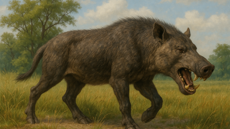 絶滅動物ダエオドンについて英語でも説明。その絶滅理由も英語で解説。