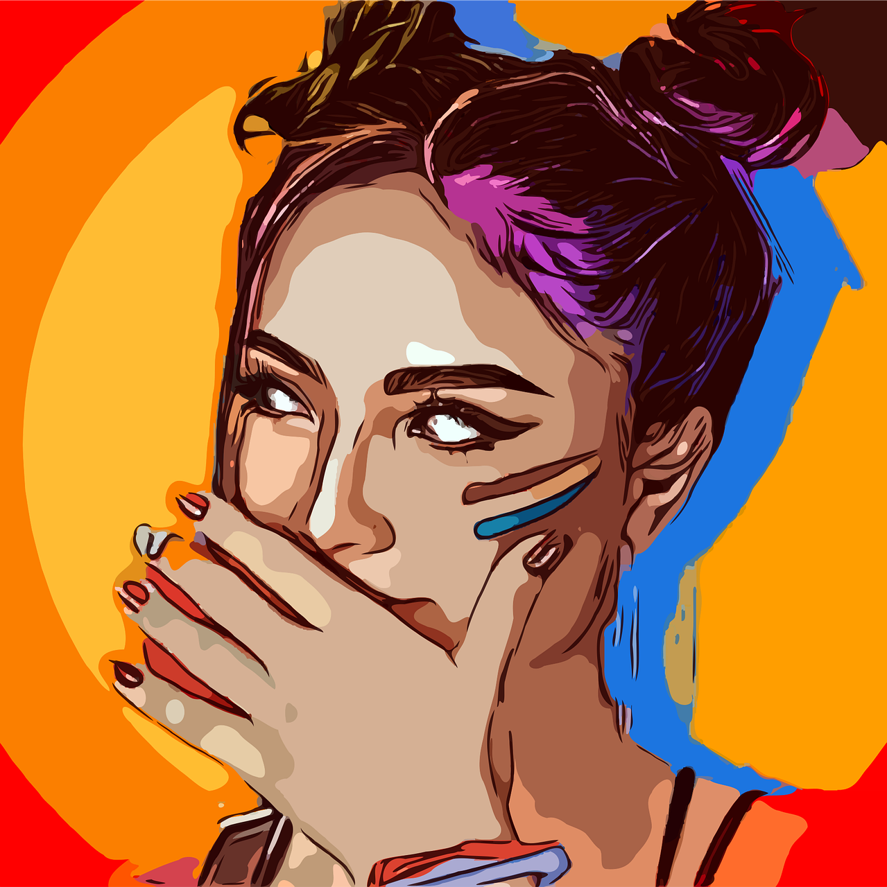 バカにしてクスクス笑う"snigger"