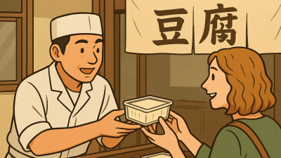豆腐屋店員の仕事を英語で説明！業務内容・接客スタイル・文化の特徴を英文で紹介