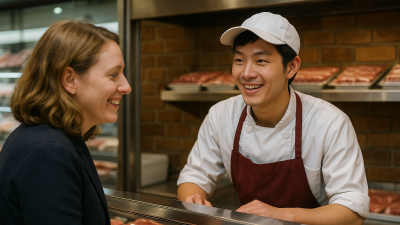 精肉店店員の仕事を英語で説明！業務内容・接客スタイル・文化の特徴を英文で紹介