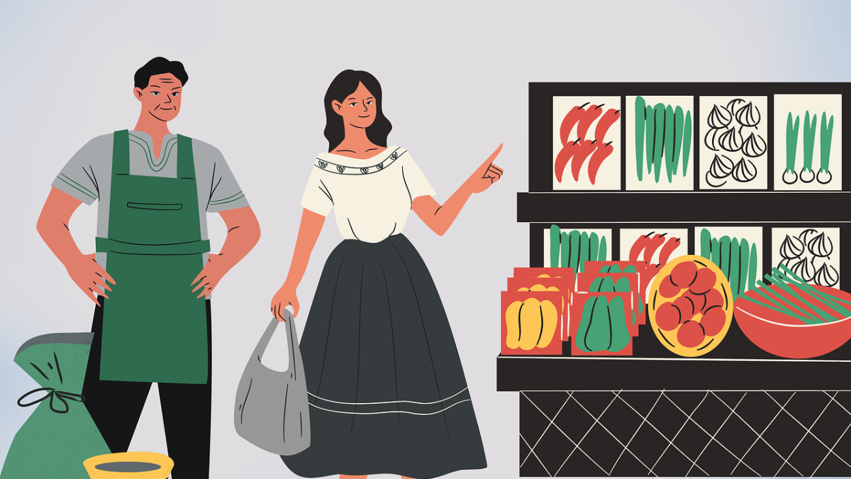 八百屋（青果店）店員｜野菜と果物の説明から調理法まで！お役立ち英単語とロールプレイング