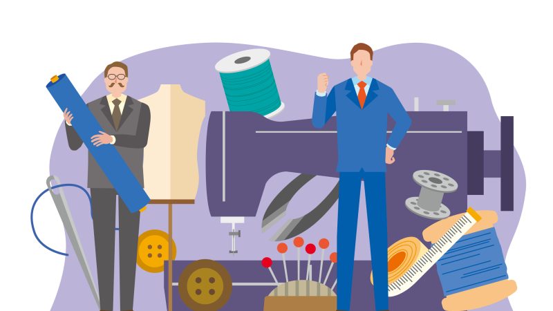 オーダーメイドスーツ売り場店員の仕事を英語で説明！ 業務の特徴を英文で紹介