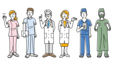 日本の医療スタッフ（医療従事者）お役立ち英単語とロールプレイング