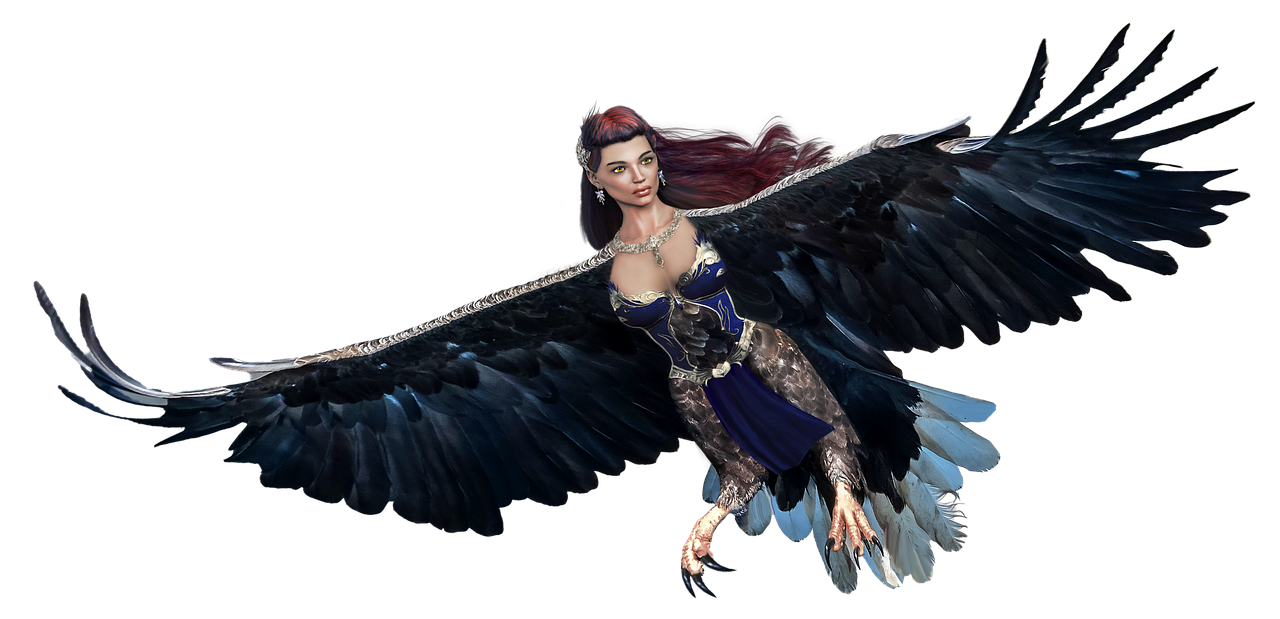 ハルピュイアギリシャ神話の女面鳥身 【公式通販】