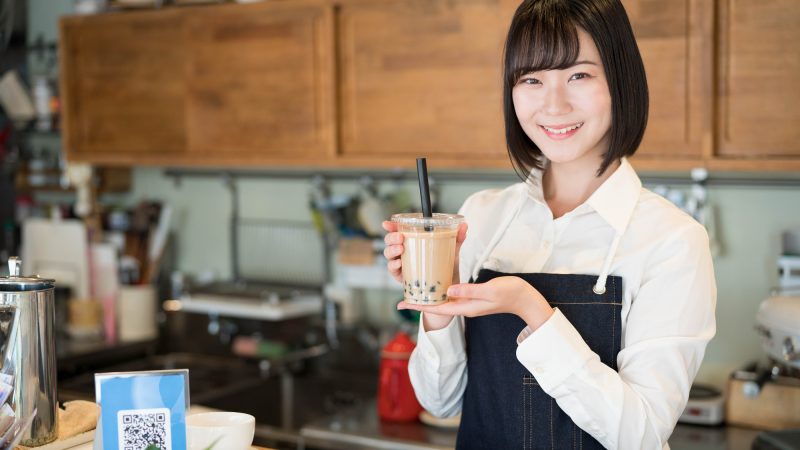 タピオカ店店員｜お役立ち英単語とロールプレイング