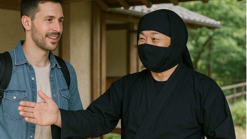 忍者体験スタッフ｜衣装の案内からアクティビティ説明まで！お役立ち英単語とロールプレイング