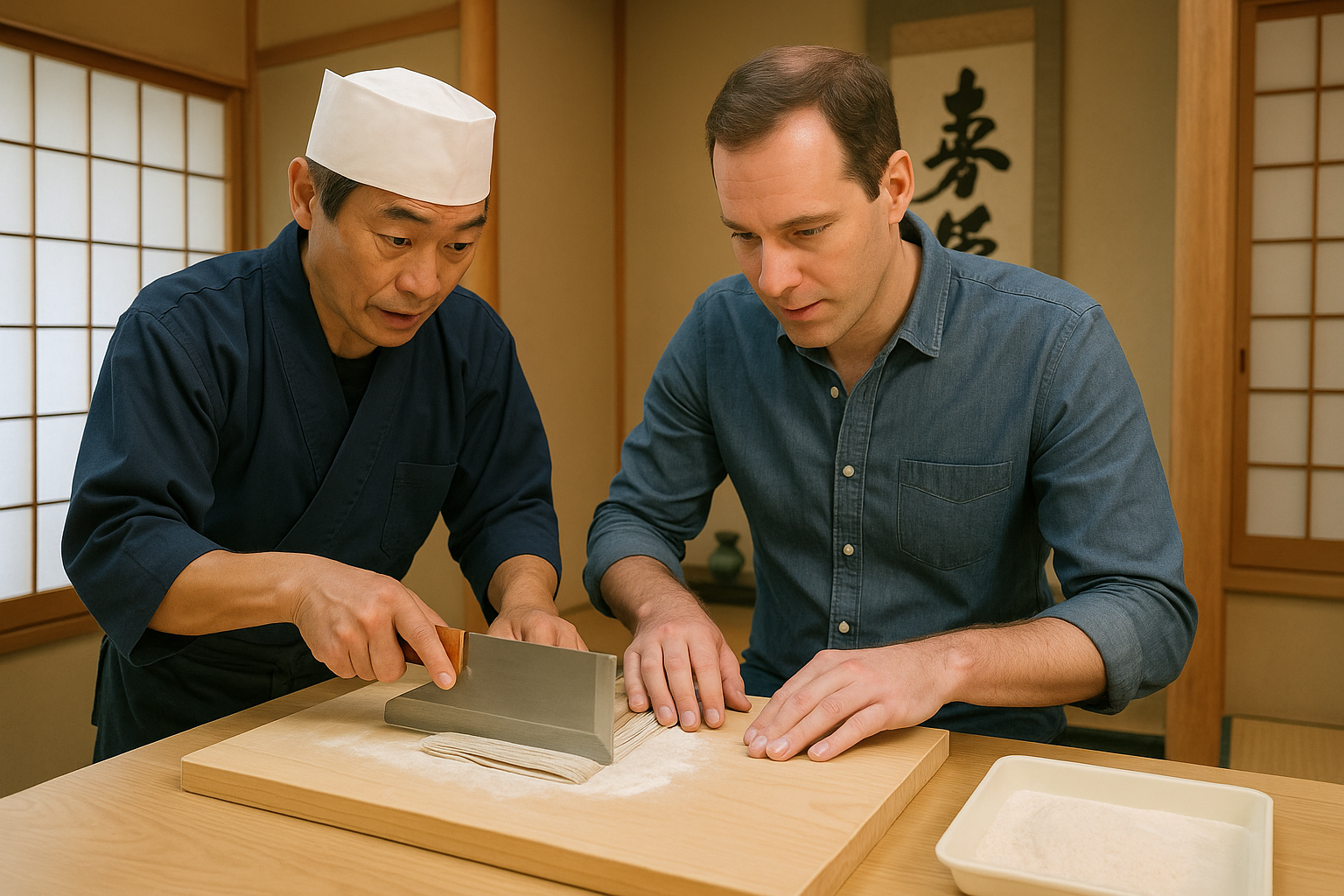 そば打ち体験で役立つ英単語