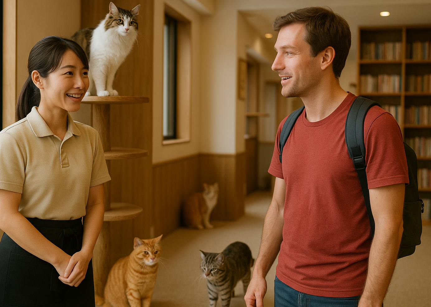 猫カフェで使える英語