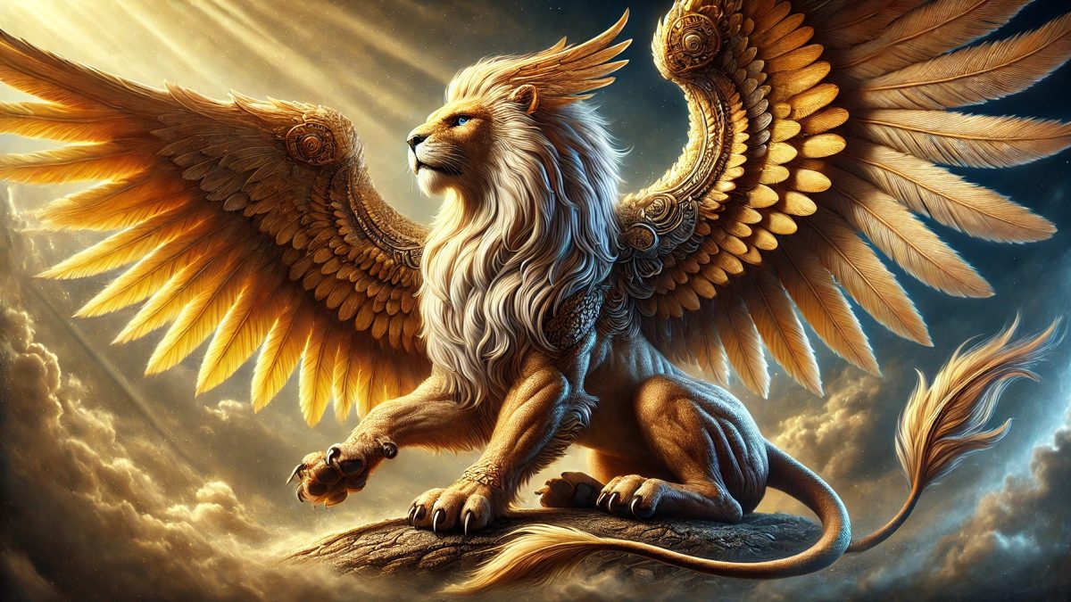 神話に登場する「グリフォン」とは？鷲の翼とライオンの体をもつ伝説の守護者を英語で紹介