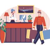 日本のシティホテルスタッフを英語で説明｜フロント・客室・レストランの業務を紹介