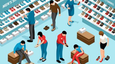 靴専門店店員｜サイズ案内から用途別の提案まで！お役立ち英単語とロールプレイング