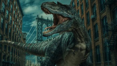 ティラノサウルスとは？恐竜の王者を英語で話してみよう！