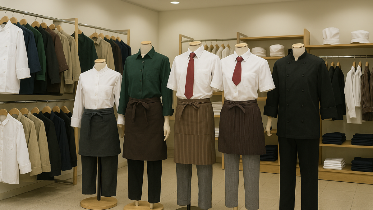 制服・ユニフォーム売り場店員｜種類や用途説明からサイズ案内まで！お役立ち英単語とロールプレイング