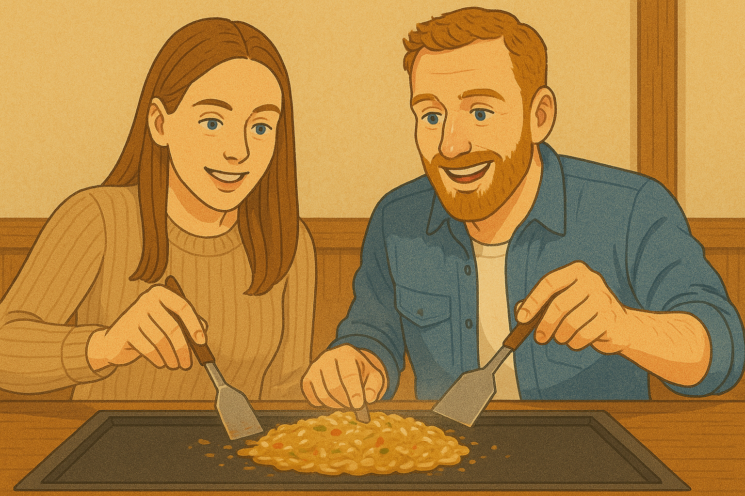 もんじゃ焼き屋で役立つ英単語