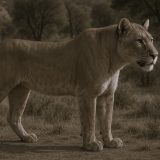 世界の絶滅動物「アメリカライオン」幻の大型ネコ科動物