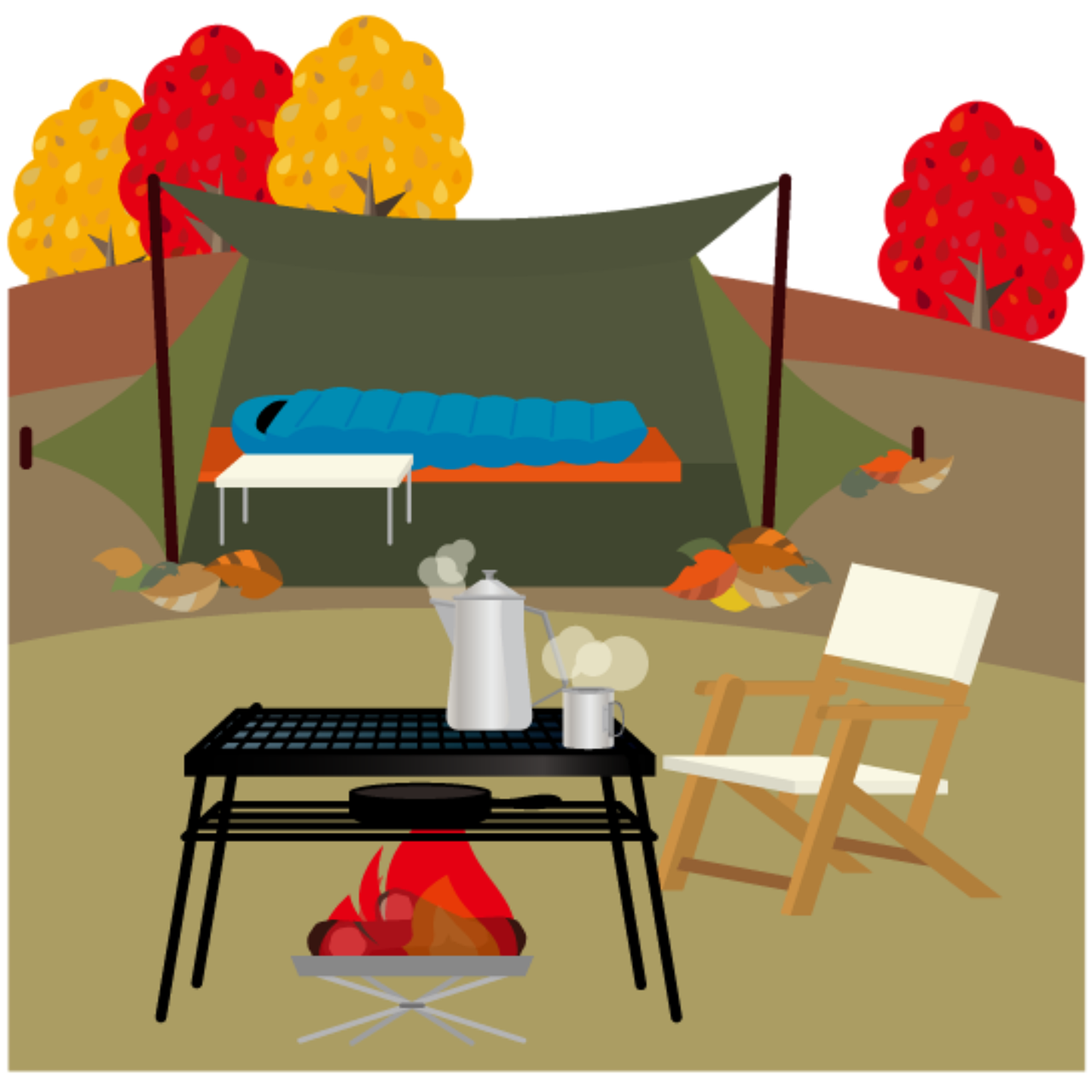 キャンプ用品売り場で役立つ英単語