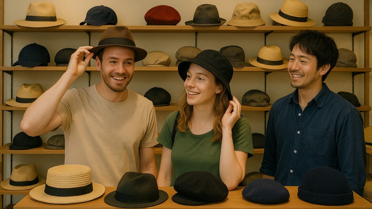 帽子専門店店員｜サイズ調整の案内からTPOに合った提案まで！お役立ち英単語とロールプレイング