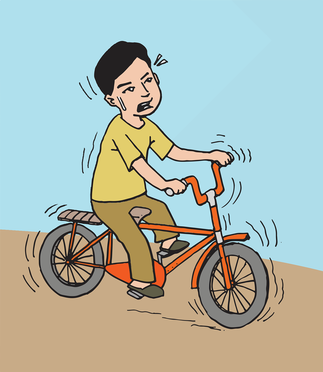 「ヨロヨロ」の英語Wobblingの例文