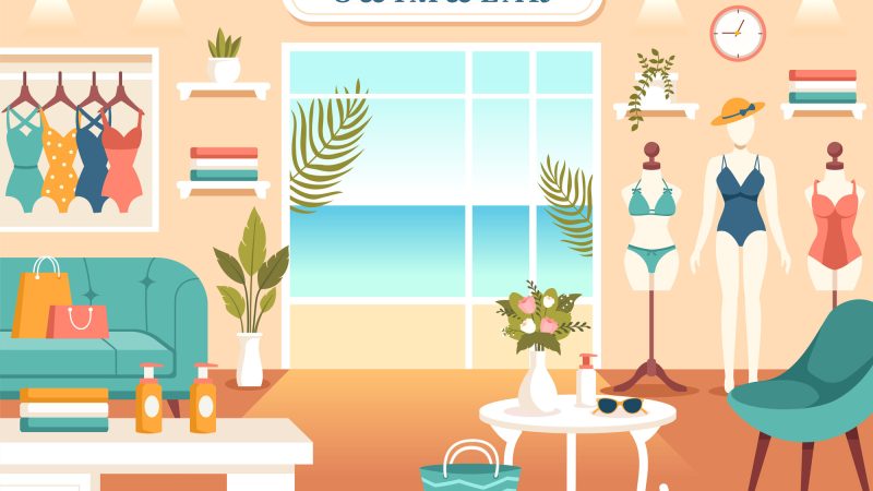 水着売り場店員の仕事を英語で説明！業務内容や日本の水着文化をわかりやすく紹介