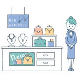 バッグ売り場店員｜素材や収納力の説明からコーデ提案まで！お役立ち英単語とロールプレイング