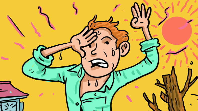 オノマトペ【ジリジリ】の英語”stinging sunburn”を紹介