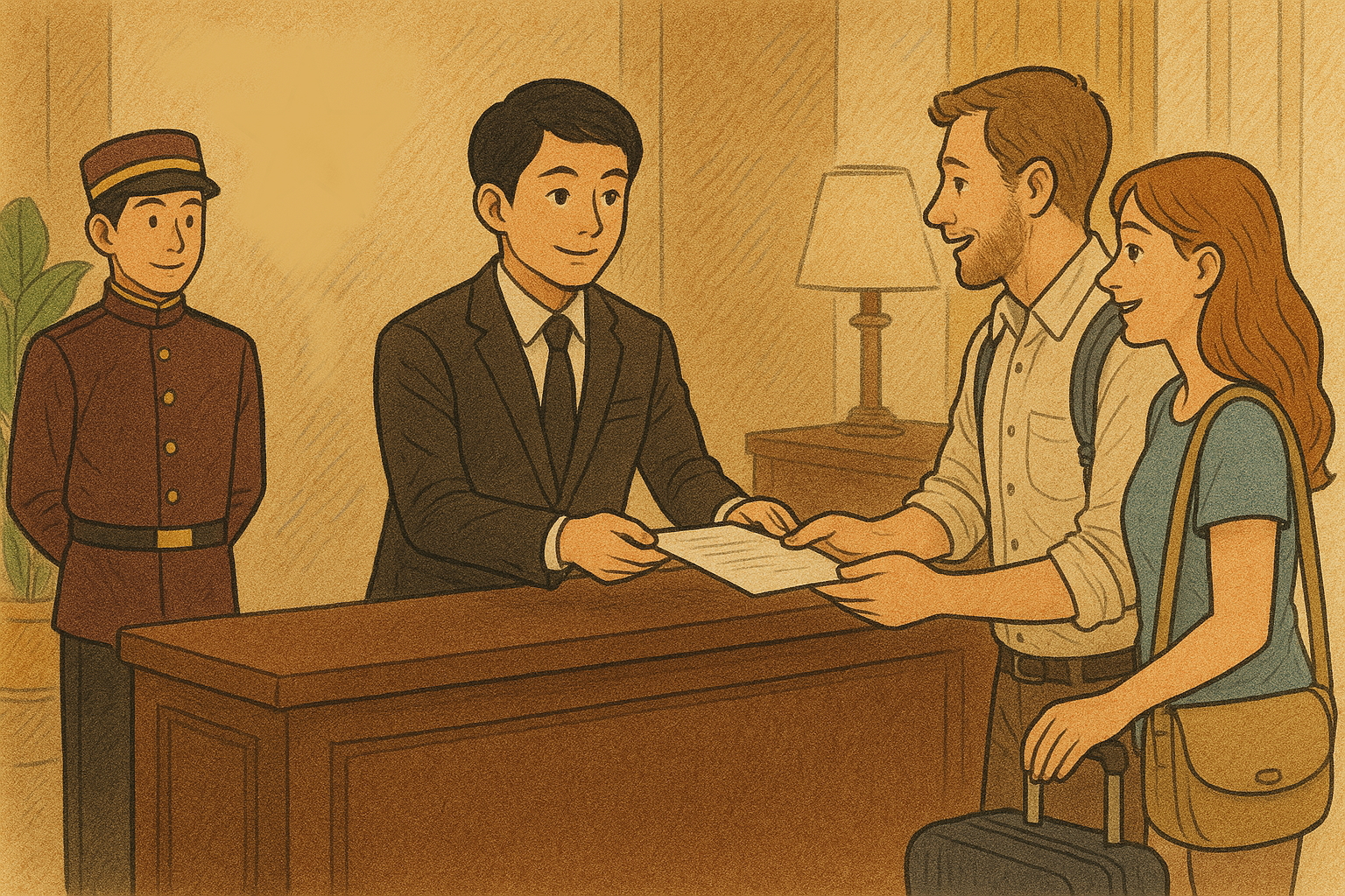 職種別：5つ星ホテルで使える英語フレーズ集