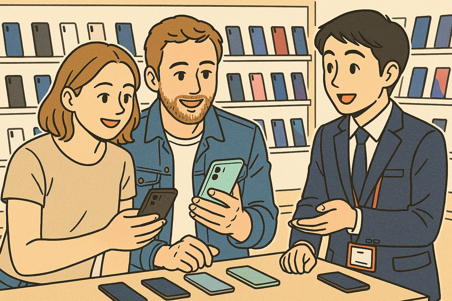 携帯ショップでよく使う英単語を覚えよう