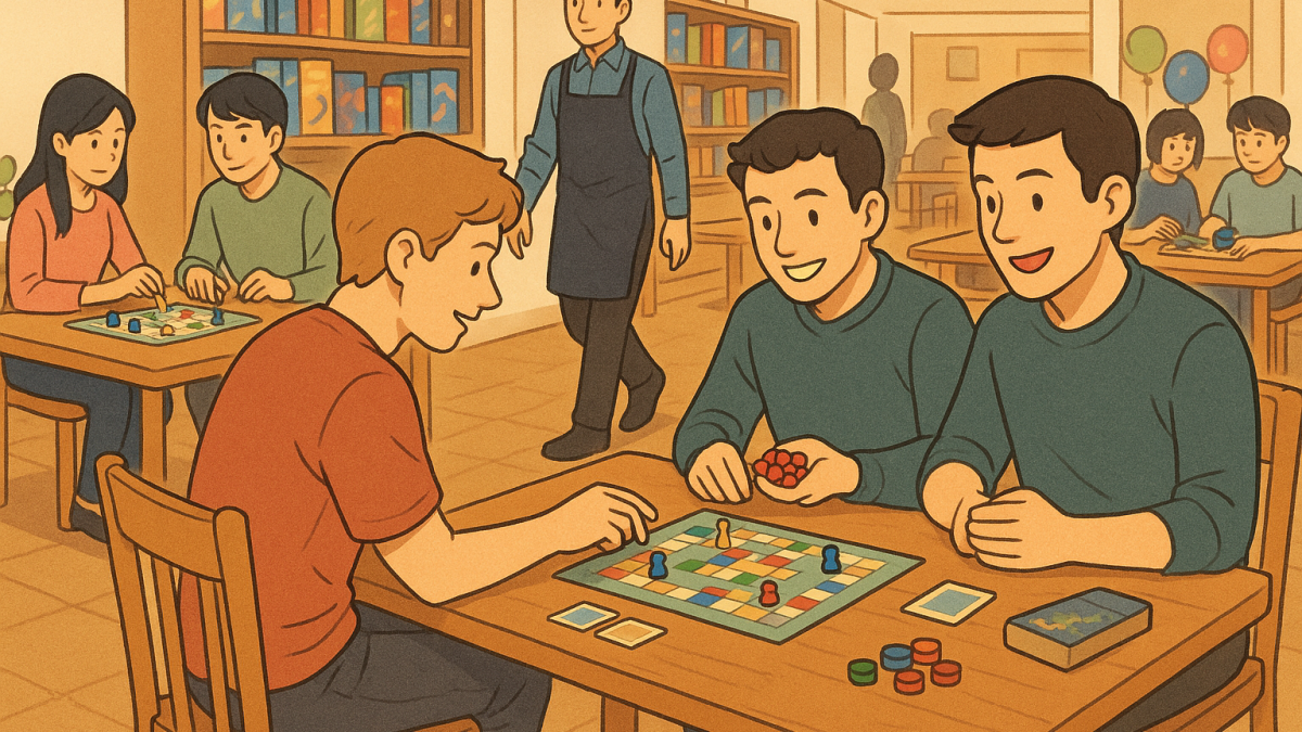 ボードゲームカフェ店員｜ルール説明から飲食案内まで！お役立ち英単語とロールプレイング