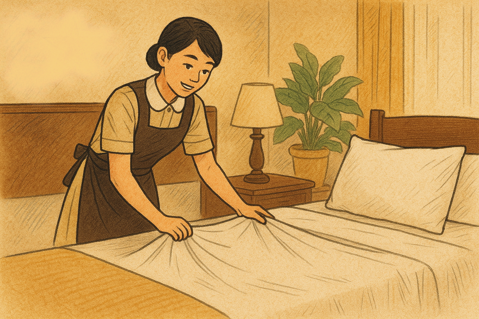 ロールプレイングで学ぶ！実践的ホテル英会話④【ハウスキーピング編】