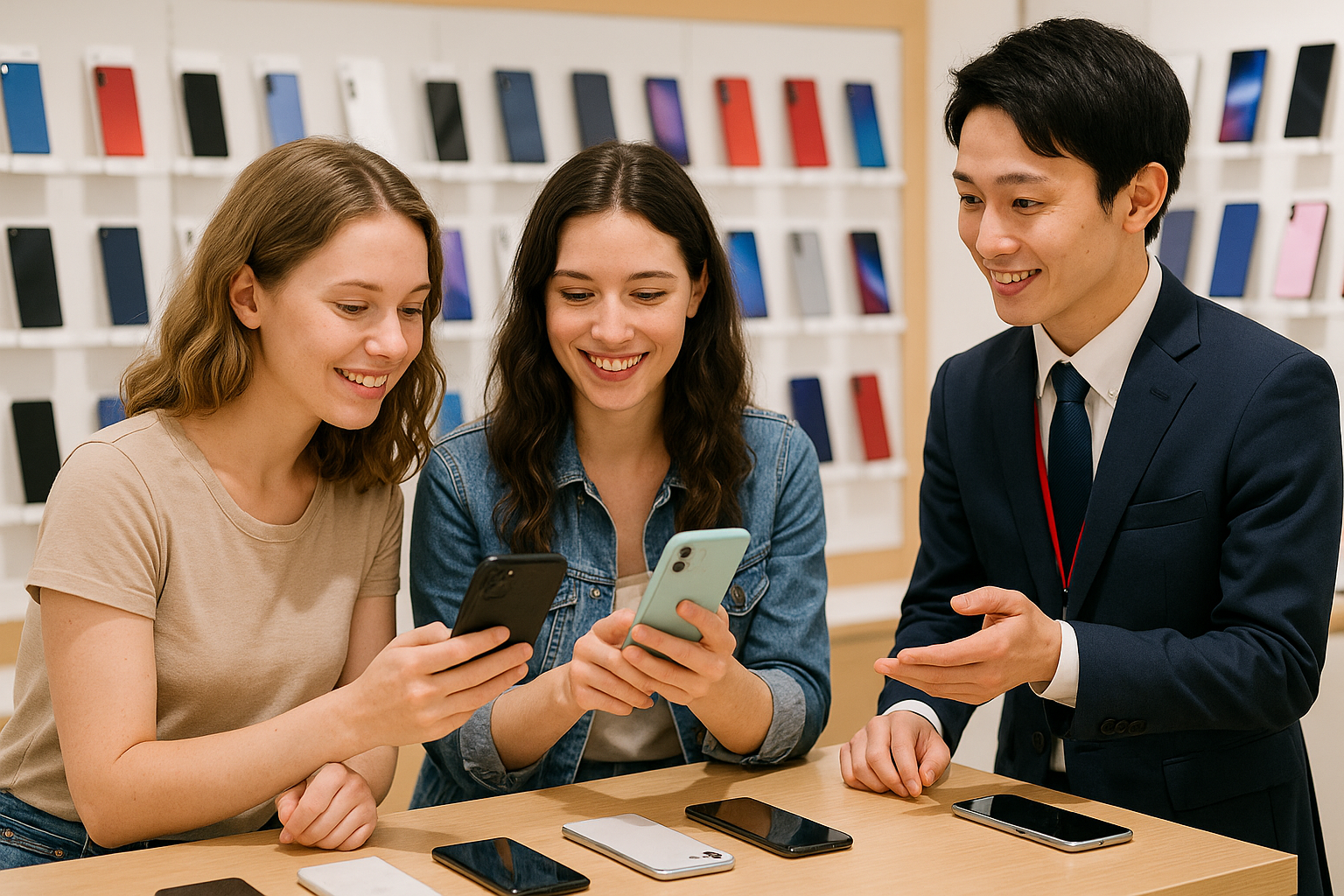 ロールプレイで学ぼう！携帯ショップを英語で説明
