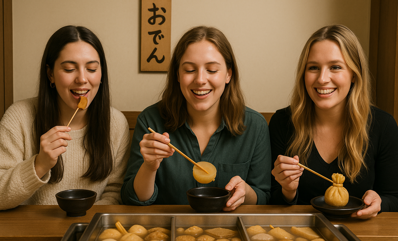 おでん屋での実践的な英会話ロールプレイ
