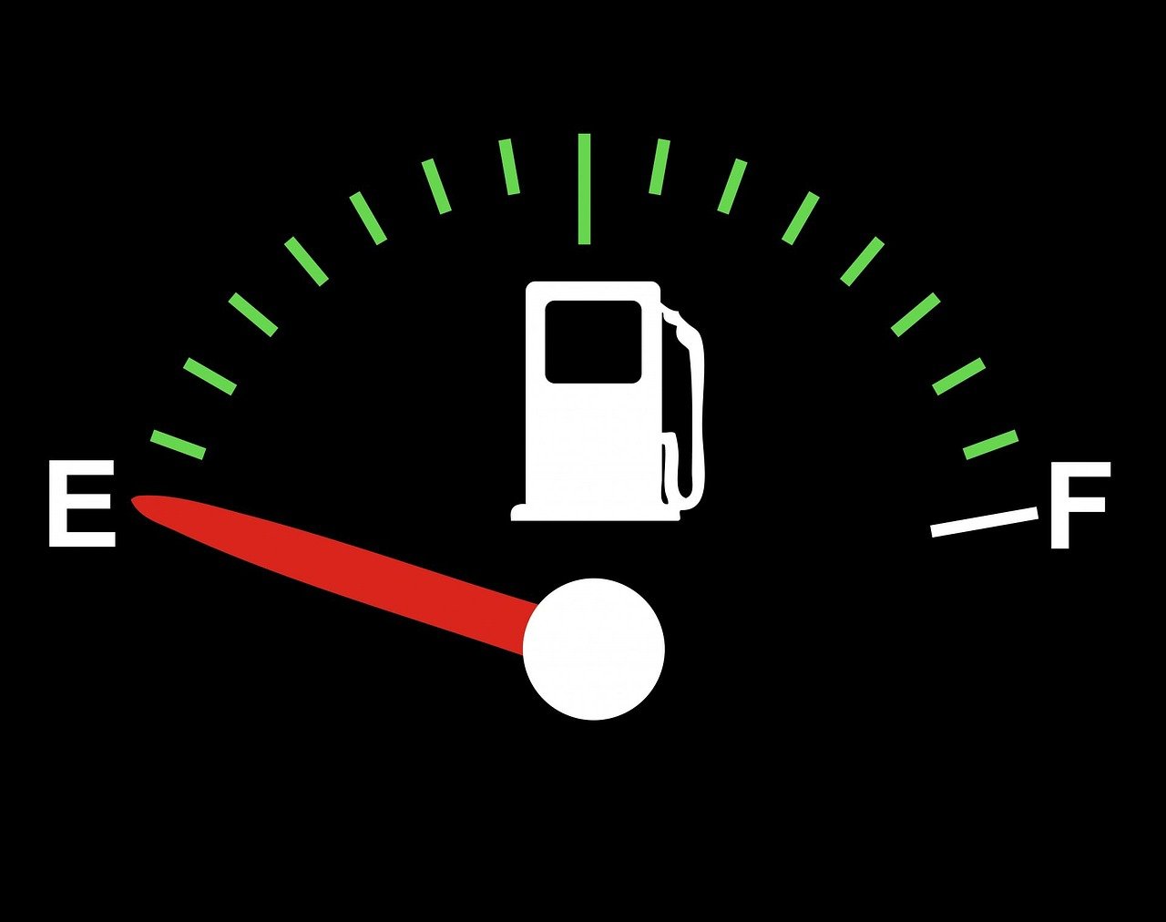 「燃料切れ」は英語で run out of fuel