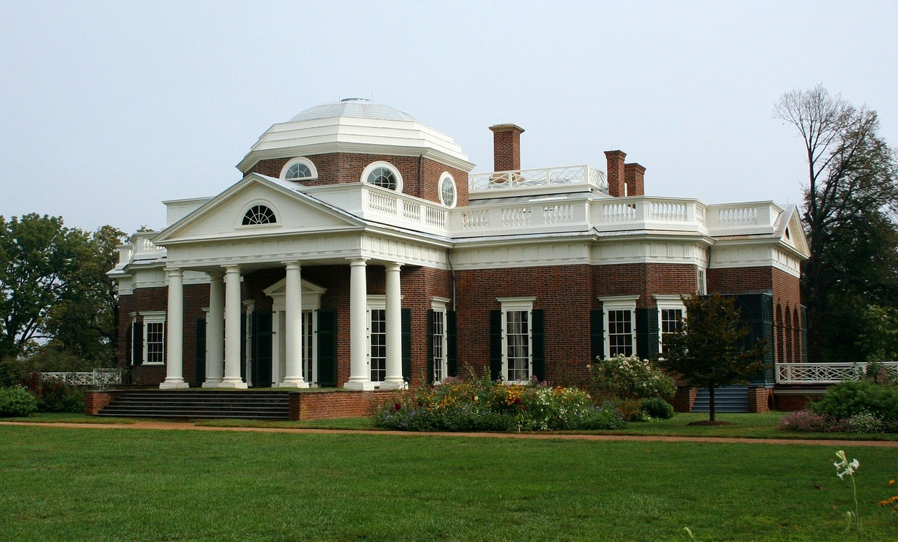 Monticello and the University of Virginia in Charlottesville