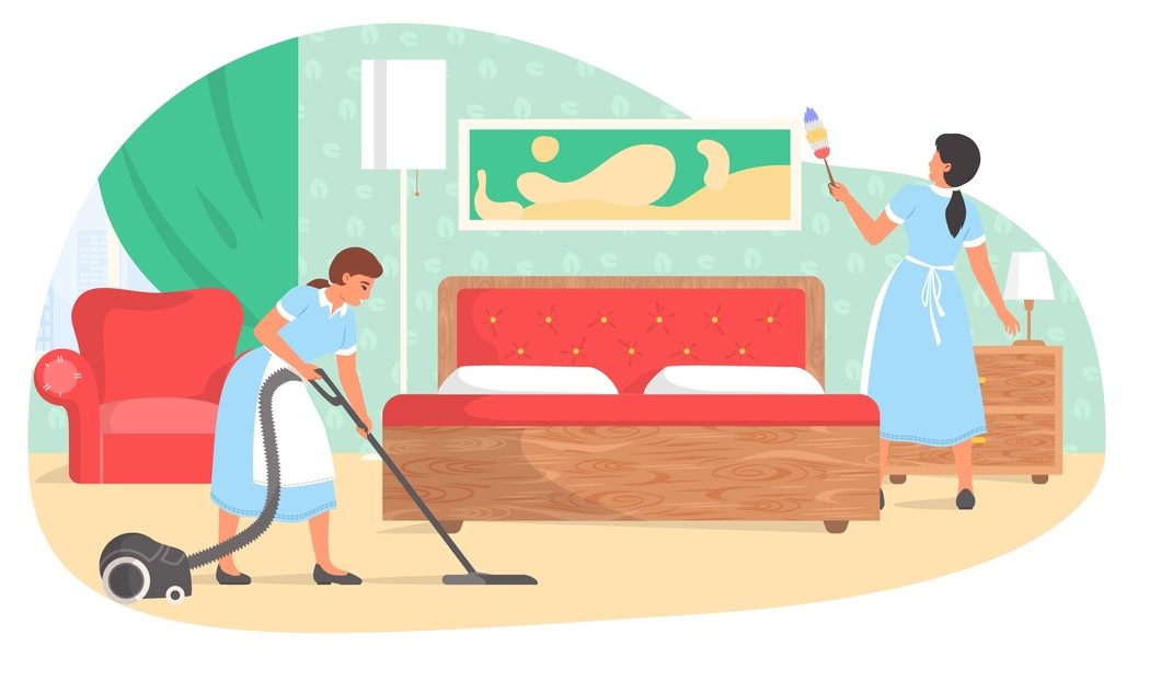 清掃・客室係の仕事を英語で紹介｜清潔で快適な空間を支える裏方の力