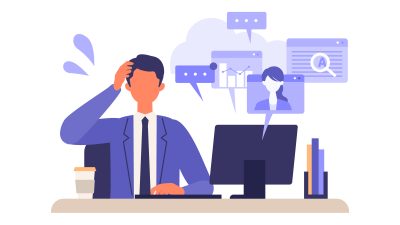 「困っています」英語ビジネスメール・メッセージで「困惑」を共有するときのポイントとフレーズ