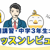 「夏期講習・中学3年生コース」を受講してみた！英語講師が生徒・保護者目線でレッスンレビュー＆考察