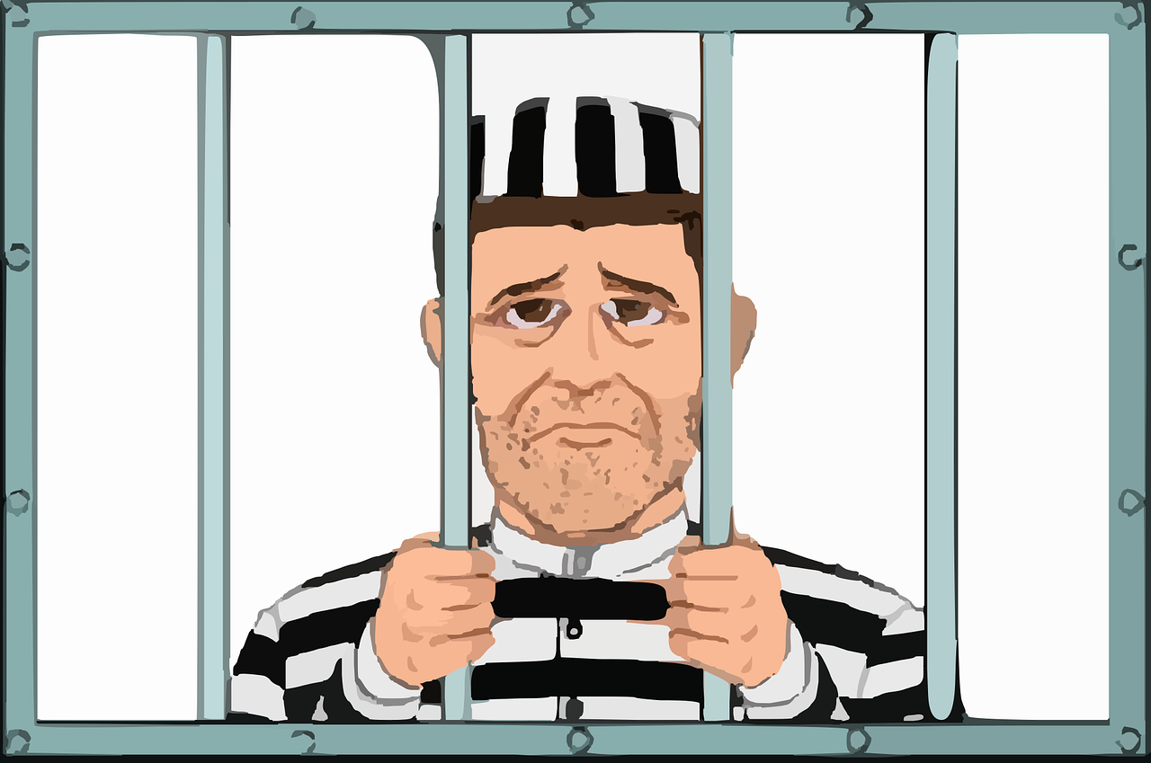 behind bars