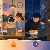 朝?夜?——続く人はいつやってる? 続く家庭のリアルな1日