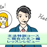 「文法特訓コース＜現在の文＞編」を受講してみた！英語講師が生徒・保護者目線でレッスンレビュー＆考察