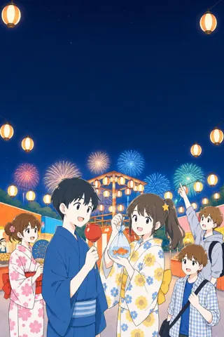 夏祭りシーン 10