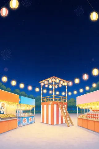 夏祭りシーン 6