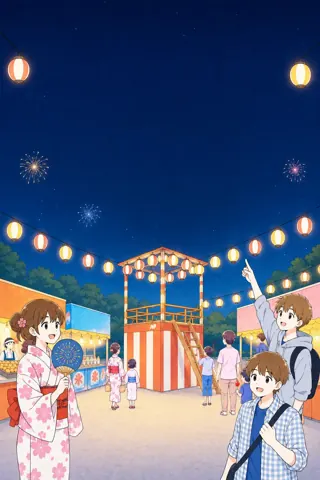 夏祭りシーン 8